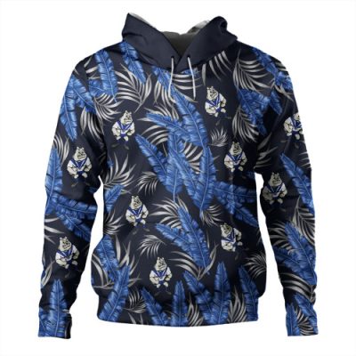 Canterbury-Bankstown Bulldogs Custom Hoodie - Tropical Patterns Bulldogs Hoodie