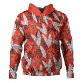 St. George Illawarra Dragons Custom Hoodie - Tropical Patterns St. George Illawarra Dragons Hoodie