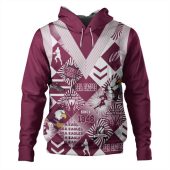 Manly Warringah Sea Eagles Hoodie - Argyle Patterns Style Tough Fan Rugby For Life