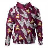 Manly Warringah Sea Eagles Hoodie - Tropical Patterns Eagles Hoodie