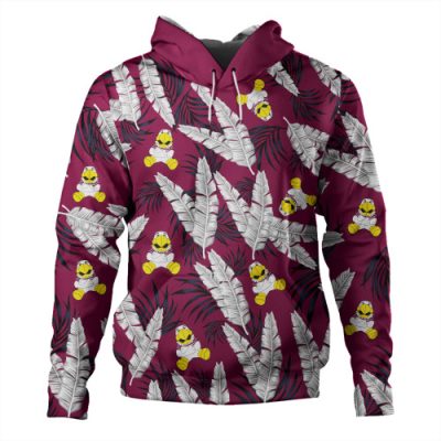 Manly Warringah Sea Eagles Hoodie - Tropical Patterns Eagles Hoodie