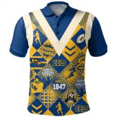 Parramatta Eels Sport Polo Shirt - Argyle Patterns Style Tough Fan Rugby For Life
