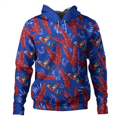 Newcastle Knights Custom Hoodie - Tropical Patterns Knights Hoodie