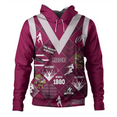 Cane Toads Sport Hoodie - Argyle Patterns Style Tough Fan Rugby For Life
