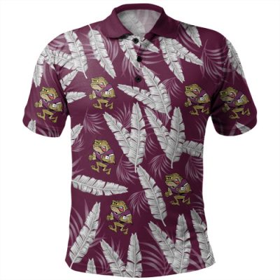 Cane Toads Custom Polo Shirt - QLD With Maori Patterns Polo Shirt