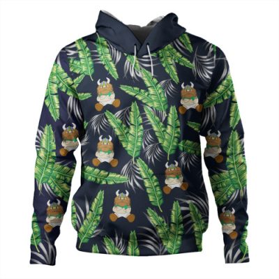 Canberra Raiders Custom Hoodie - Tropical Patterns Canberra Raiders Hoodie
