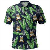Canberra Raiders Custom Polo Shirt - Tropical Patterns Canberra Raiders Polo Shirt