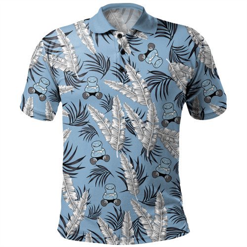 Cronulla-Sutherland Sharks Polo Shirt - Tropical Patterns Sharkies Polo Shirt Cronulla-Sutherland Sharks Polo Shirt - Tropical Patterns Sharkies Polo Shirt