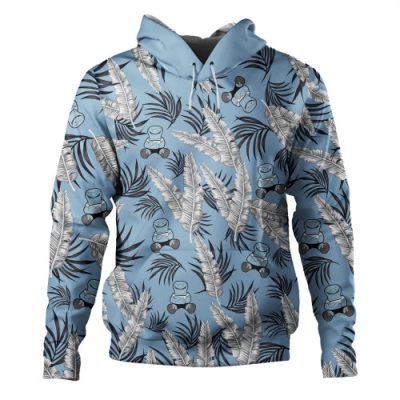 Cronulla-Sutherland Sharks Hoodie - Tropical Patterns Sharkies Hoodie