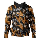 Wests Tigers Hoodie - Custom Father's Day Tigers with Pattern Dad Of Tigers and Ball Hoodie