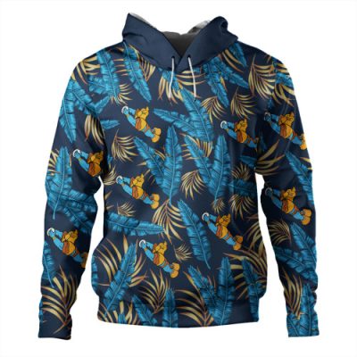 Gold Coast Titans Custom Hoodie - Tropical Patterns Gold Coast Titans Hoodie