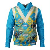 Gold Coast Titans Sport Hoodie - Argyle Patterns Style Tough Fan Rugby For Life