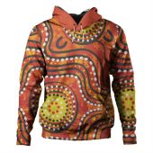 Australia Aboriginal Hoodie - Aboriginal Dot Art Style Hoodie
