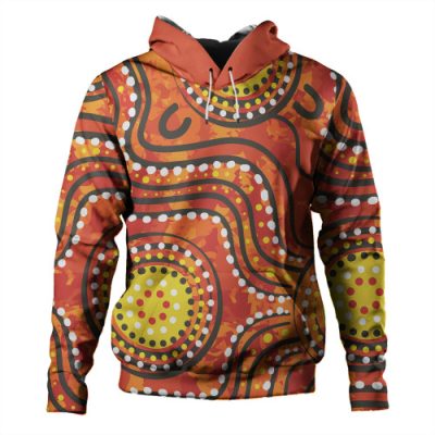 Australia Aboriginal Hoodie - Aboriginal Dot Art Style Hoodie