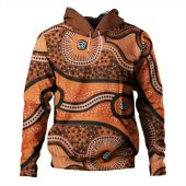 Australia Aboriginal Hoodie - Australian Aboriginal Background
 Hoodie