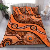 Australia Aboriginal Bedding Set - Australian Aboriginal Background
 Bedding Set