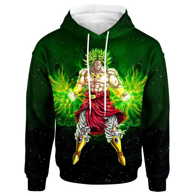 DRAGON BALL Broly Super Power Pullover Hoodie DRAGON BALL Broly Super Power Pullover Hoodie