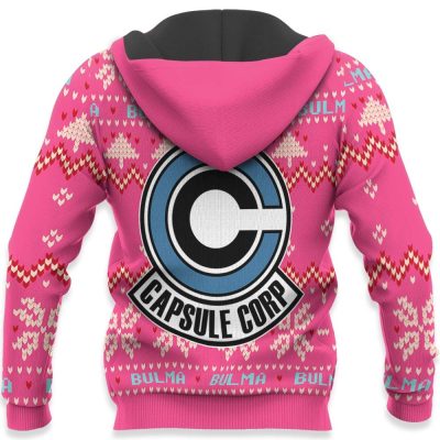DRAGON BALL Bulma Ugly Christmas Pullover Hoodie V1