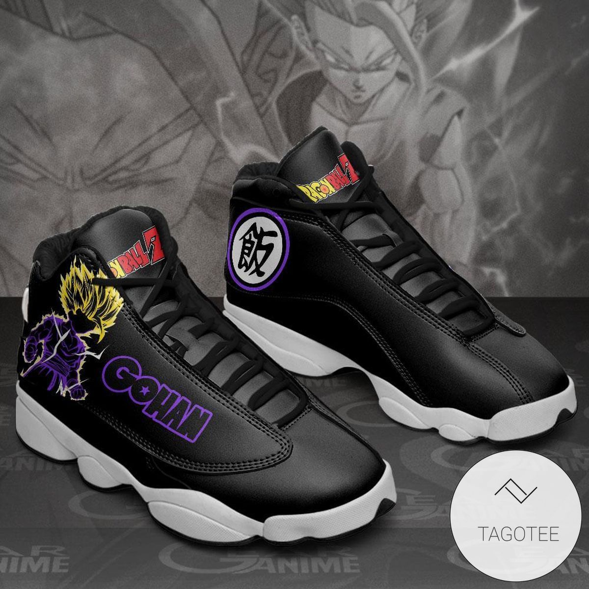 DRAGON BALL Gohan Silhouette Air Jordan 13 Shoes DRAGON BALL Gohan Silhouette Air Jordan 13 Shoes