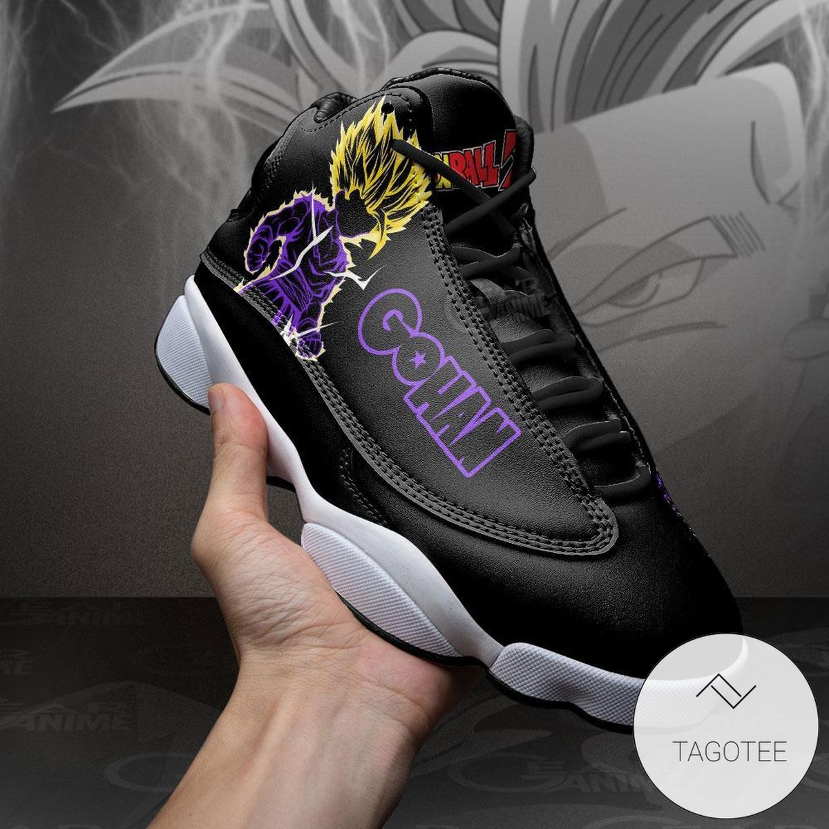 DRAGON BALL Gohan Silhouette Air Jordan 13 Shoes DRAGON BALL Gohan Silhouette Air Jordan 13 Shoes