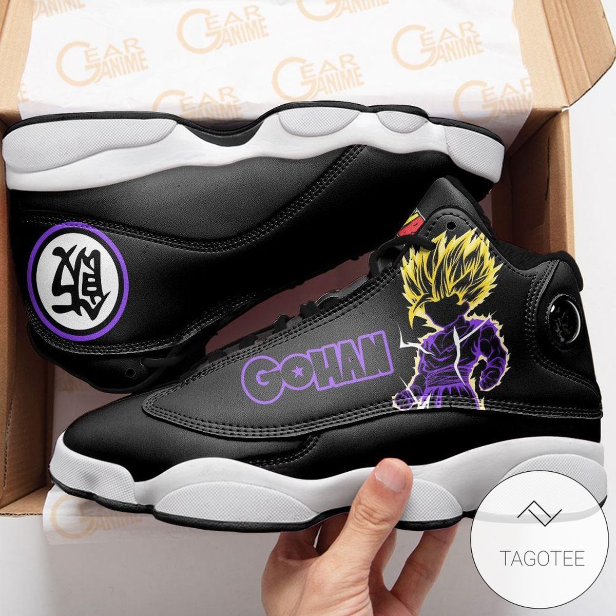 DRAGON BALL Gohan Silhouette Air Jordan 13 Shoes DRAGON BALL Gohan Silhouette Air Jordan 13 Shoes
