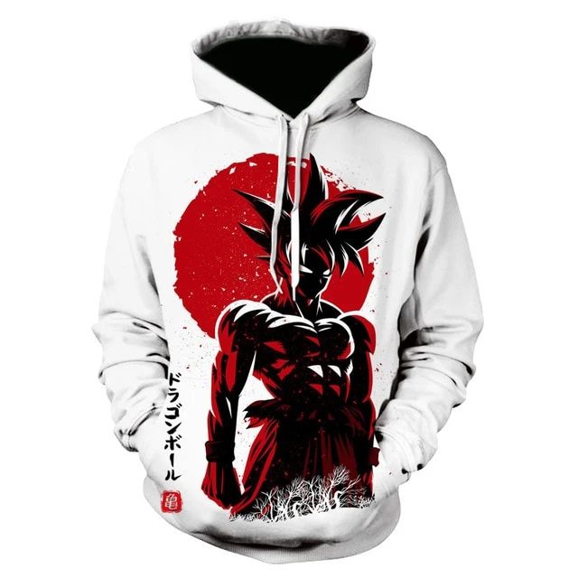 DRAGON BALL Goku Red Sun Super Saiyan Pullover Hoodie DRAGON BALL Goku Red Sun Super Saiyan Pullover Hoodie