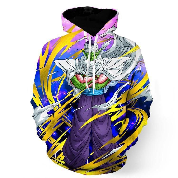 DRAGON BALL Piccolo Evil King Tornado Power Pullover Hoodie DRAGON BALL Piccolo Evil King Tornado Power Pullover Hoodie