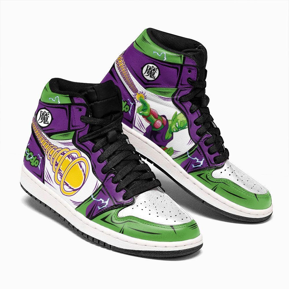 DRAGON BALL Piccolo Power Skill Air Jordan 1 High Sneakers DRAGON BALL Piccolo Power Skill Air Jordan 1 High Sneakers