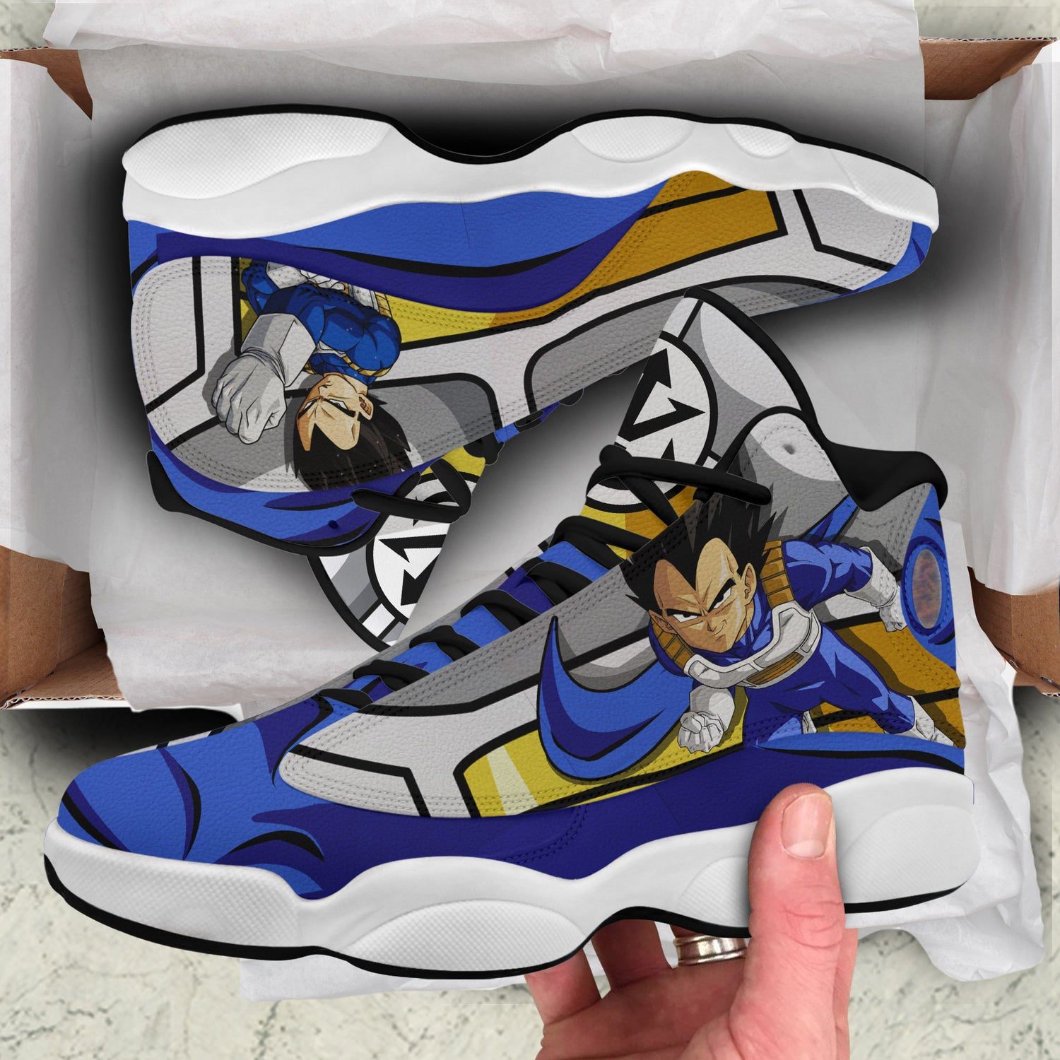 DRAGON BALL Vegeta Air Jordan 13 Shoes V2 DRAGON BALL Vegeta Air Jordan 13 Shoes V2