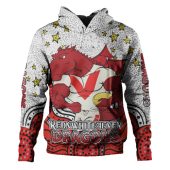 St. George Illawarra Dragons Custom Hoodie - Custom With Aboriginal Inspired Style Of Dot Painting Patterns  Hoodie