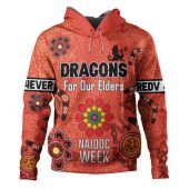 St. George Illawarra Dragons Naidoc Week Hoodie - NAIDOC WEEK 2023 Indigenous Inspired For Our Elders Theme