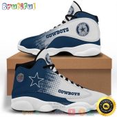 Dallas Cowboys Football Nfl Logo Air Jordan 13 Shoes