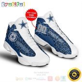 Dallas Cowboys Nfl Personalized Air Jordan 13 Shoes 2