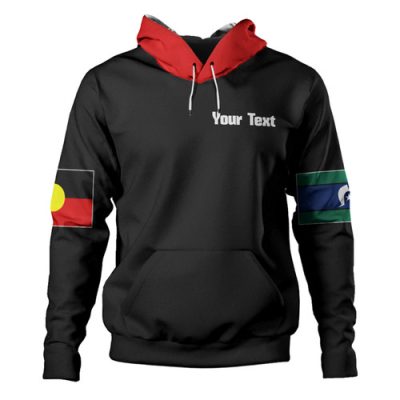 Australia Sport Darts Custom Hoodie - Dart Board And Australia Flag Patterns With Kangaroo Drinking Art Hoodie
