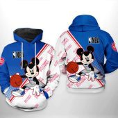 NBA Detroit Pistons Mickey Pullover Hoodie