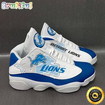 Detroit Lions Nfl Ver 1 Air Jordan 13 Sneaker