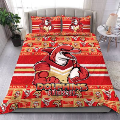 Redcliffe Dolphins Bedding Set Champion?s Pride Comic Style