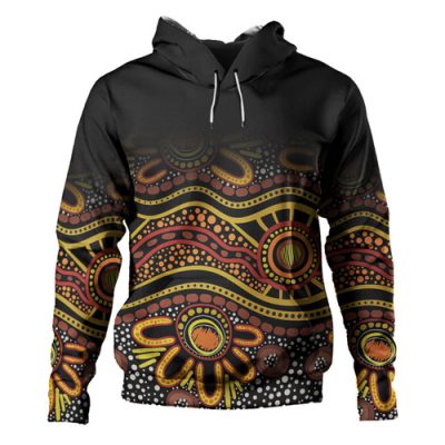 Australia Aboriginal Custom Hoodie - Dot In Aboriginal Style Hoodie