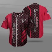 NFL Atlanta Falcons Red Black Baseball Jersey