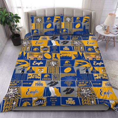 West Coast Eagles Bedding Set Legacy Of The Pride Comic Style