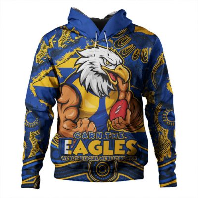 West Coast Eagles Hoodie Blazing Spirit Of Victory