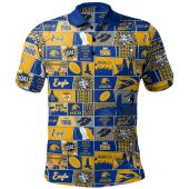 West Coast Eagles Polo Shirt Legacy Of The Pride Comic Style