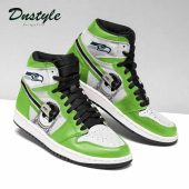 NFL Seattle Seahawks Jack Skellington Air Jordan 1 High Sneakers