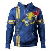Parramatta Eels Hoodie - Happy Australia Day Flag Scratch Style