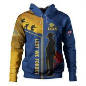 Parramatta Eels Hoodie - Anzac Day Lest We Forget Poppy