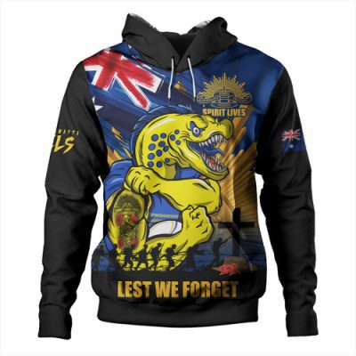 Parramatta Eels Hoodie Fearless ANZAC Defender