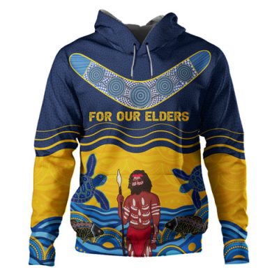 Parramatta Eels Naidoc Week Hoodie - NAIDOC WEEK 2023 Indigenous Inspired For Our Elders Theme