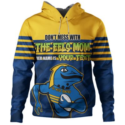 Parramatta Eels Mother's Day Hoodie - Screaming Mom and Crazy Fan