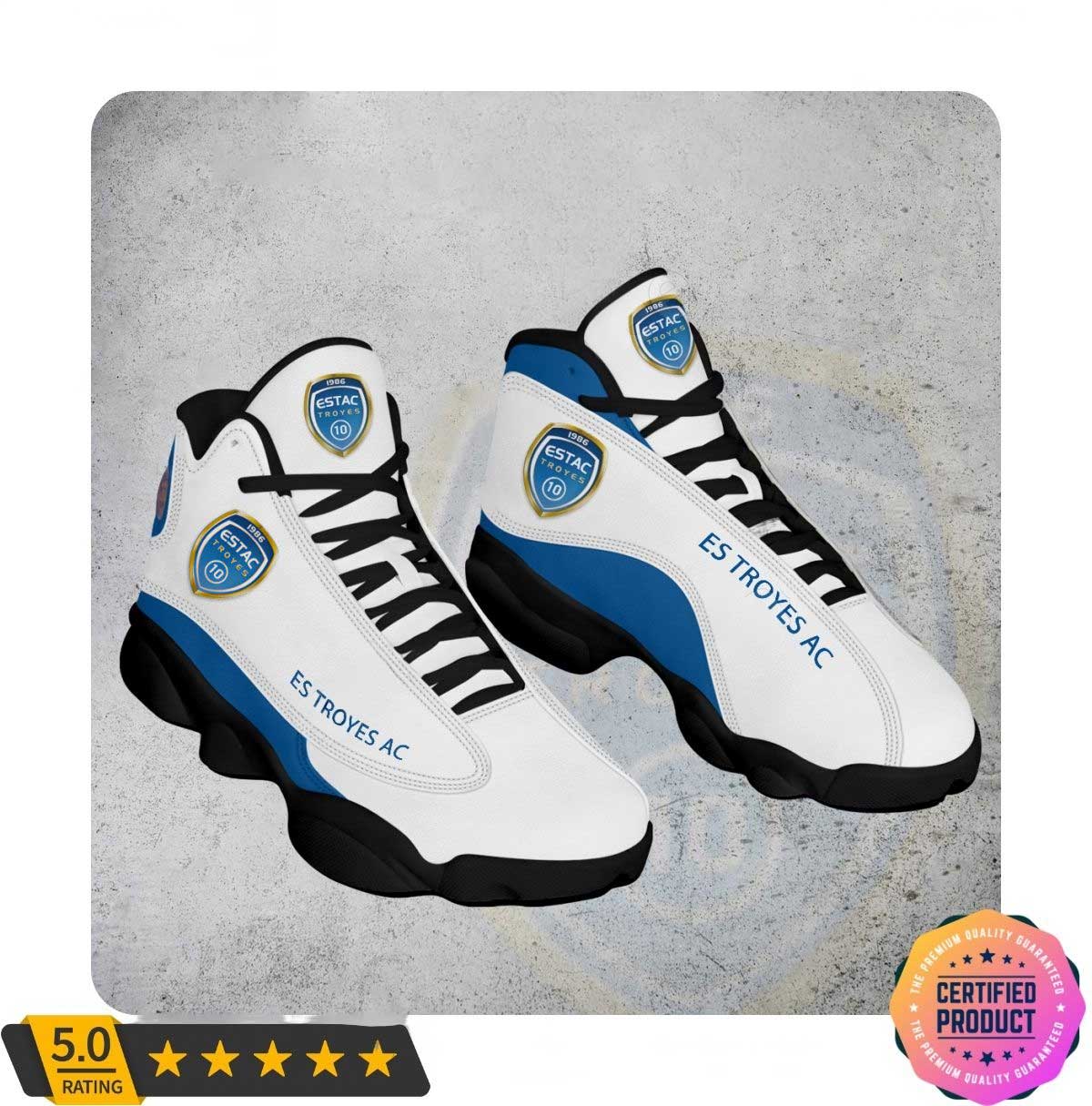 ES Troyes AC White Blue Air Jordan 13 Shoes ES Troyes AC White Blue Air Jordan 13 Shoes