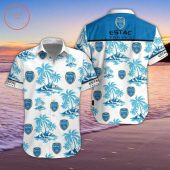 RC Strasbourg Alsace Cococut Tree Hawaiian Shirt